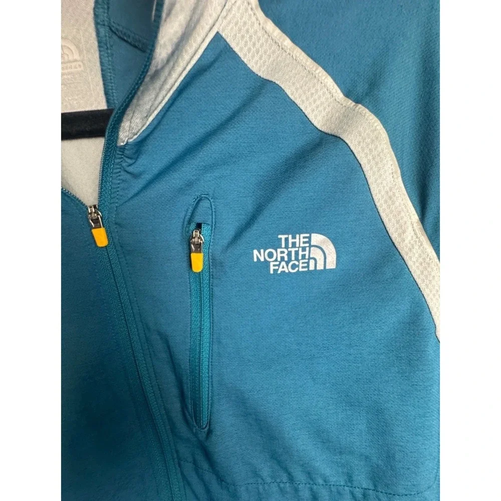 The North Face Flight Series Mens Large Blue Windbreaker Jacket Running Hiking L